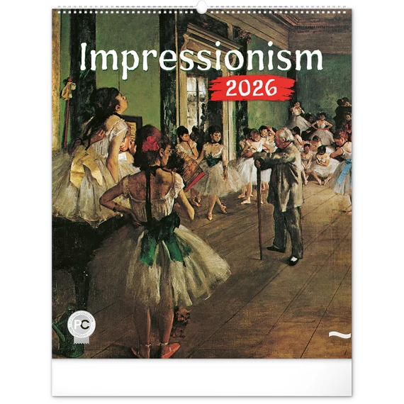 Falinaptár képes  480×560mm Impressionism  Realsystem 2026.