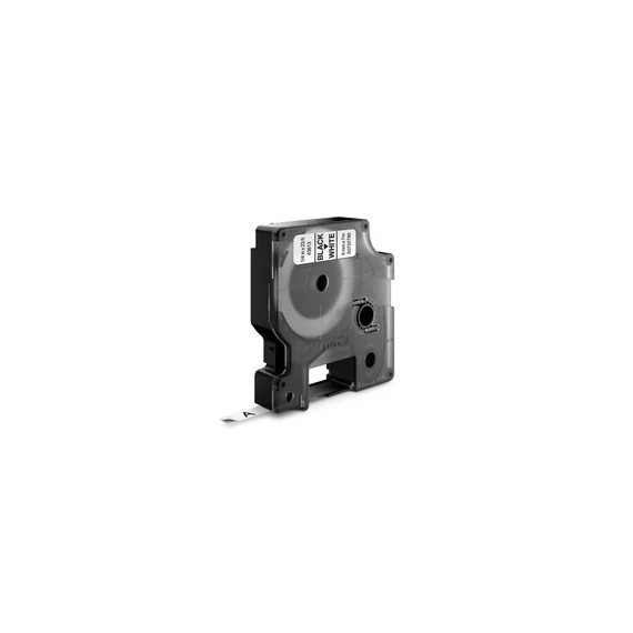 Feliratozógép szalag Dymo D1 S0720780/43613 6mmx7m, ORIGINAL, fekete/fehér