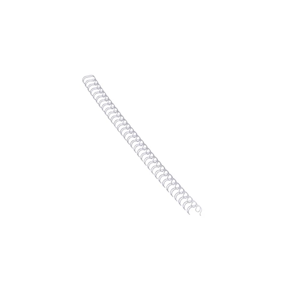 Fém spirál 3:1, 8mm, 36-50lap, Fellowes® 100 db/doboz, ezüst