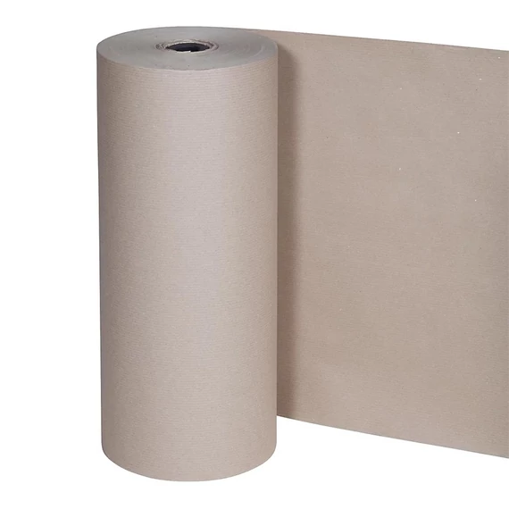 Csomagolópapír tekercs, középfinom, világosbarna, 12 kg/tekercs, 50 cm széles