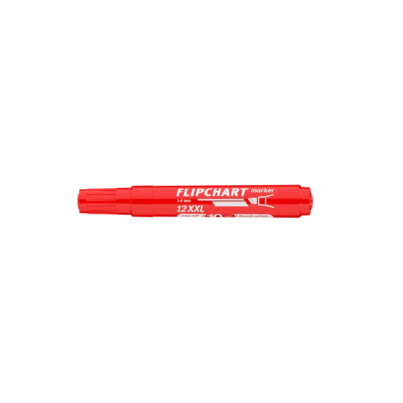 Flipchart marker vízbázisú 1-4mm, vágott Artip 12XXL piros