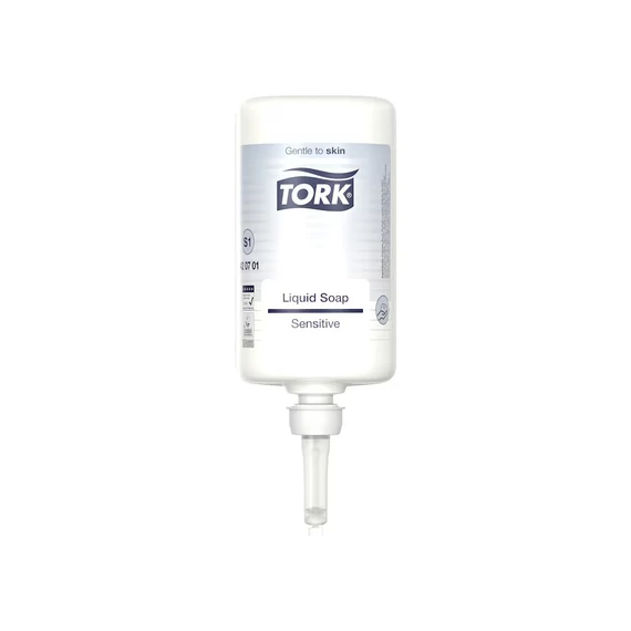 Folyékony szappan kézkímélő 1 liter érzékeny bőrre fehér S1 Tork_420701
