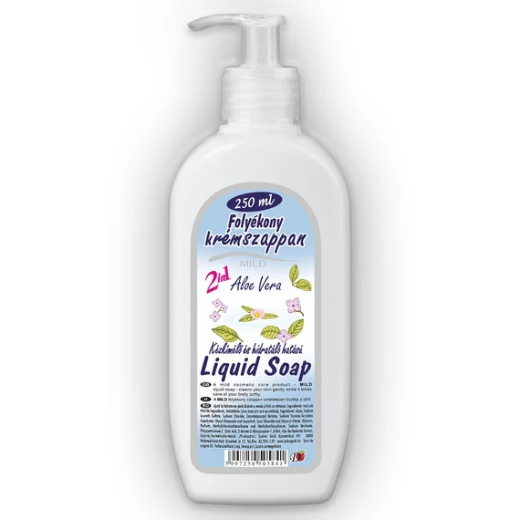 Folyékony szappan pumpás 250 ml balzsamos Mild Aloe Vera