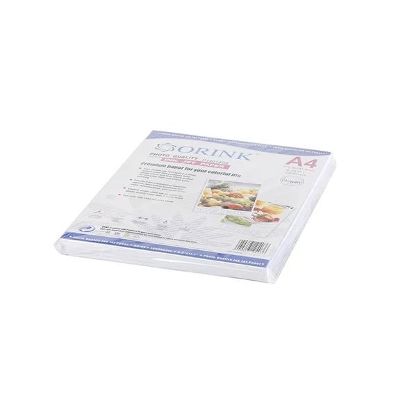 Fotópapír Pp A4, 200g. 20lap, fényes kétoldalas Orink