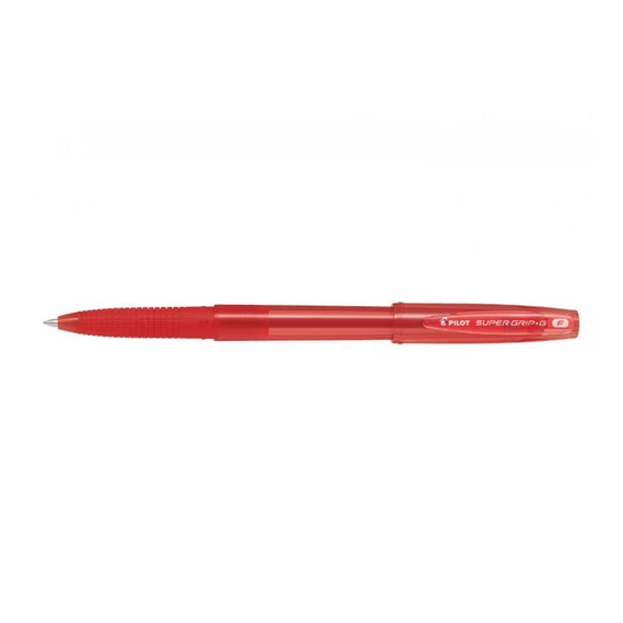 Golyóstoll 0,7 kupakos F Super Grip G Pilot, írásszín piros