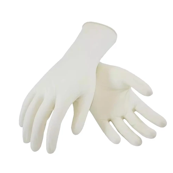 Gumikesztyű latex púderes XL 100 db/doboz GMT Super Gloves fehér