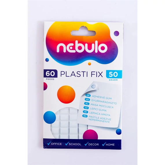 Gyurmaragasztó 50g. 60 kocka Plasti Fix, Nebulo