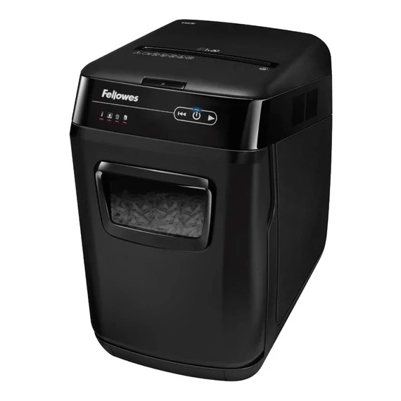 Iratmegsemmisítő, 150lap, konfetti vágás 4x50mm, Fellowes® AutoMax 150C