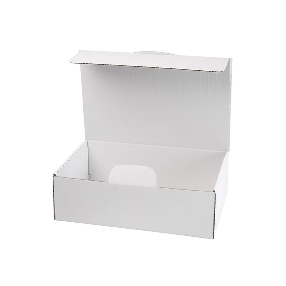 Irattári doboz A4, 375x250x115mm, mindkét oldalán fehér Bluering®