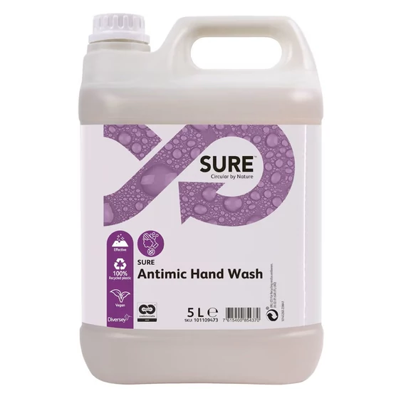 Folyékony szappan fertőtlenítő hatással 5 liter Antimic Hand Wash Sure