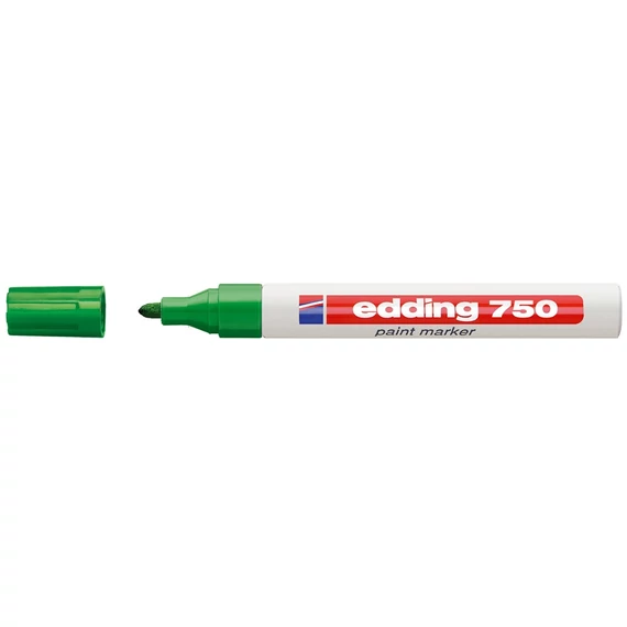 Lakkmarker 2-4mm, kerek Edding 750 zöld