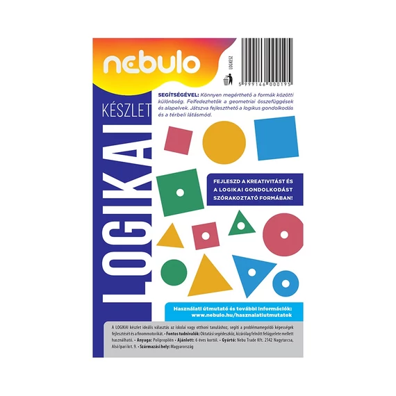 Logikai készlet iskolai, Nebulo