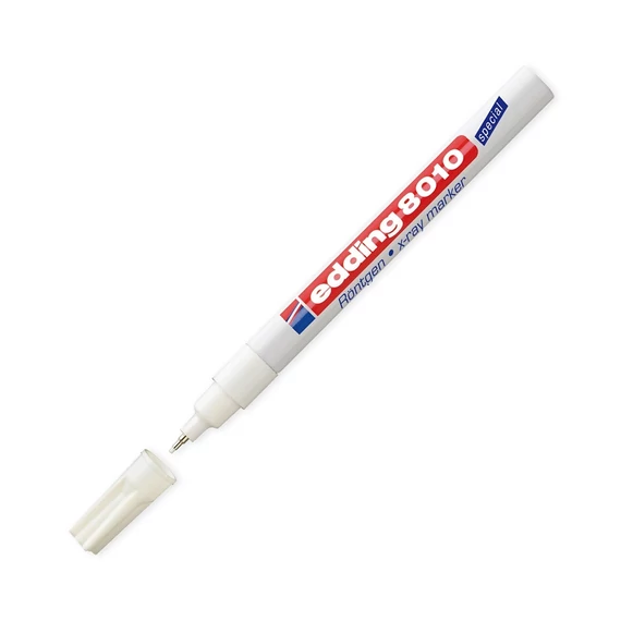 Röntgen marker 0,8mm, Edding 8010 X-RAY fehér