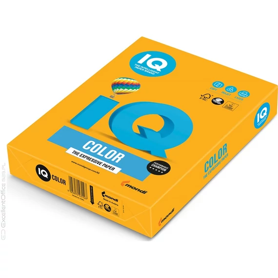 Másolópapír, színes, A3, 80g. IQ AG10 500ív/csomag, trend arany