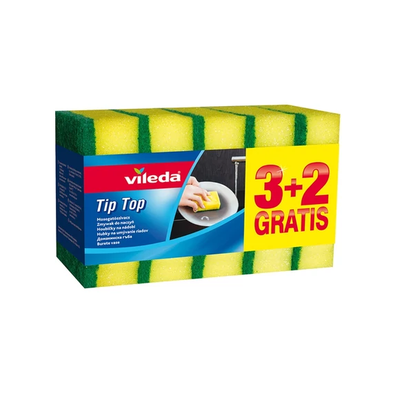 Mosogatószivacs 3+2 db/csomag TipTop Vileda_F25302