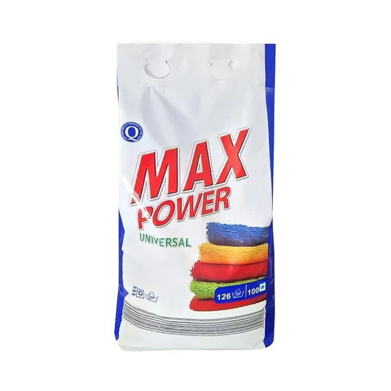 Mosópor 9 kg (100 mosás) fehér és színes ruhákhoz Max Univerzális