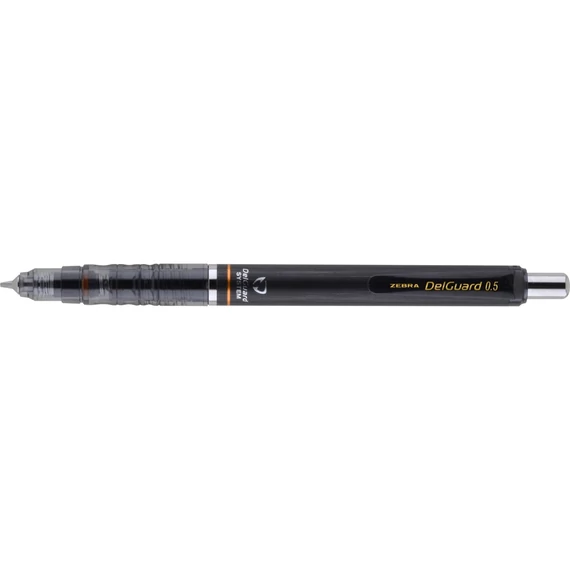 Nyomósirón 0,5 mm, Zebra DelGuard, fekete