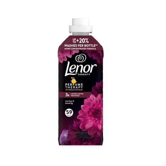 Öblítő koncentrátum 1,239 liter (59 mosás) Lenor Lotus Water & Diamond Figs