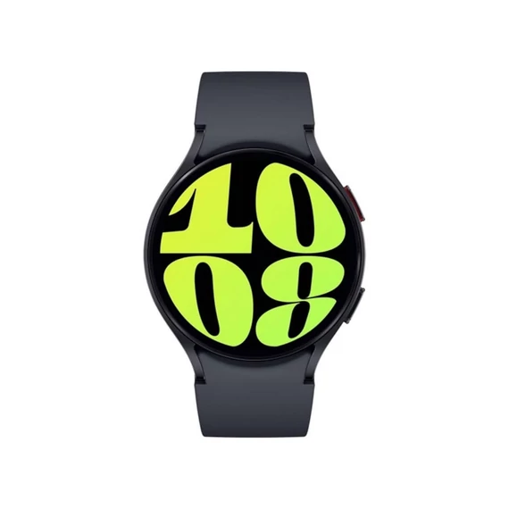 Okosóra SAMSUNG Galaxy Watch 6 (szilikon csuklópánt, 44mm) fekete