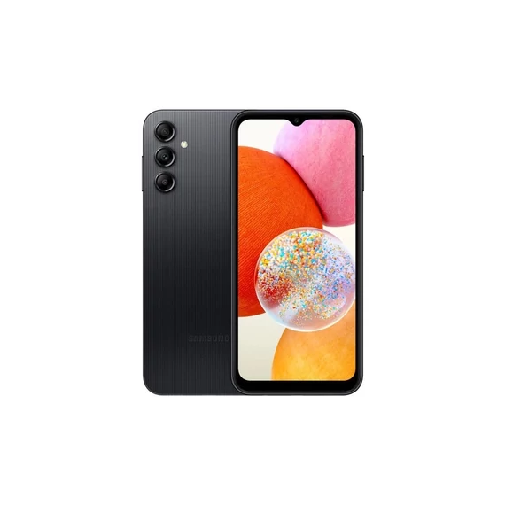 Okostelefon SAMSUNG Galaxy A14 (4G, 4GB/128GB, Dualsim) fekete