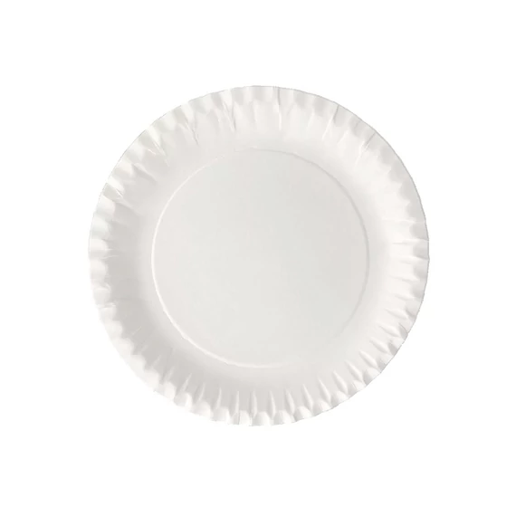 Papírtálca kerek átmérő 28 cm 100 db/csomag fehér