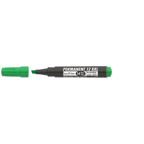 Alkoholos marker 1-4mm, vágott Ico 12XXL zöld