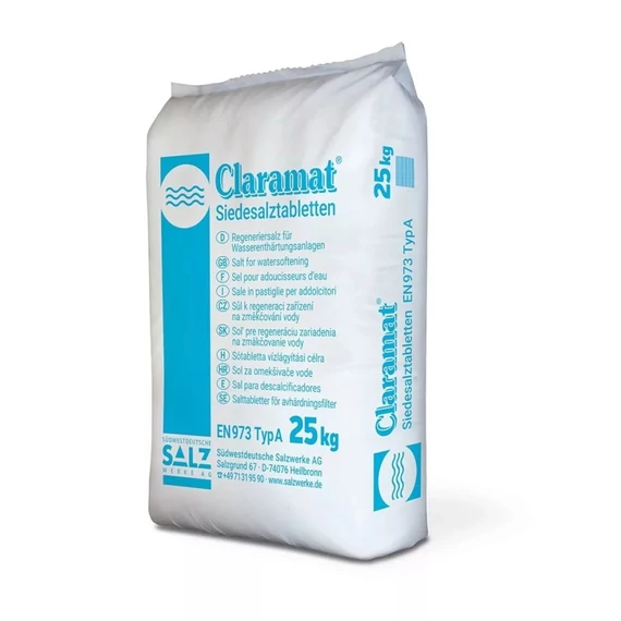 Regeneráló só 25 kg Claramat