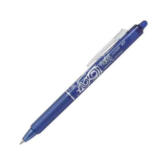 Rollertoll 0,7mm, törölhető Pilot Frixion Clicker, írásszín kék