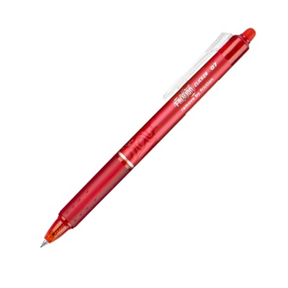 Rollertoll 0,7mm, törölhető Pilot Frixion Clicker, írásszín piros