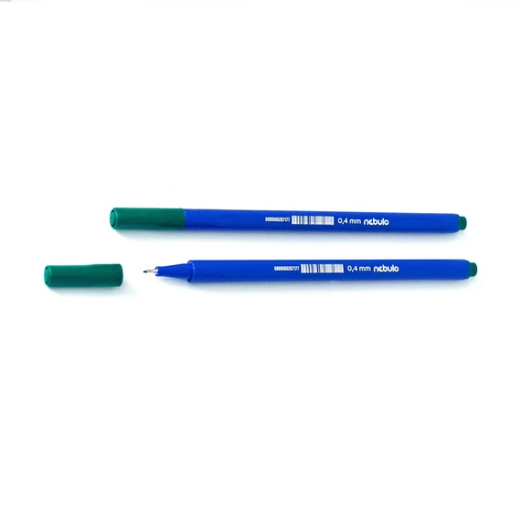 Rostirón, tűfilc 0,4mm, háromszög test Nebulo 722-B, zöld