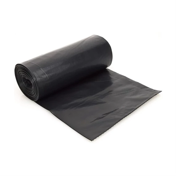 Szemeteszsák 120 liter 80 x 120 cm 25 mikron 20 db/tekercs fekete