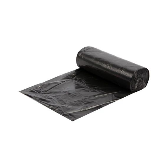 Szemeteszsák 80 liter 60 x 80 cm 15 mikron 20 db/tekercs fekete