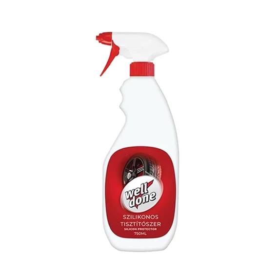 Felületápoló szilikon protektor szórófejes 750 ml Well Done