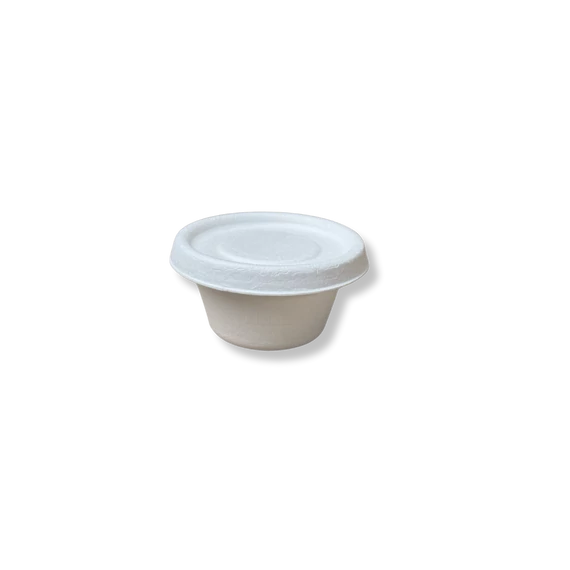 Szószos - öntetes tál 50ml komposztálható cukornád 50 db/csomag
