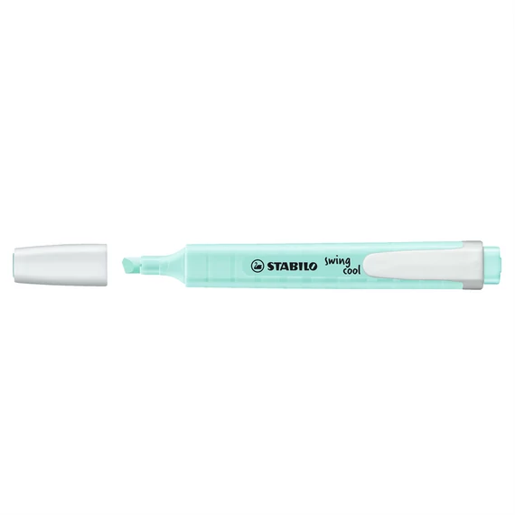 Szövegkiemelő 1-4mm, vágott hegy Stabilo Swing cool pastel 275/113 türkiz