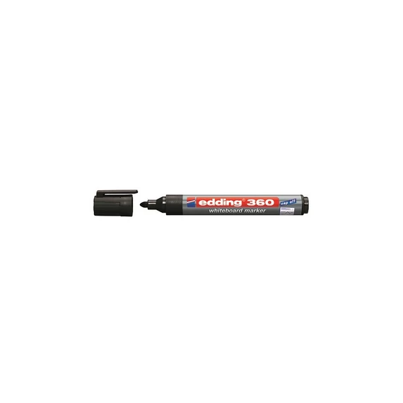Táblamarker 1,5-3mm, kerek Edding 360 fekete