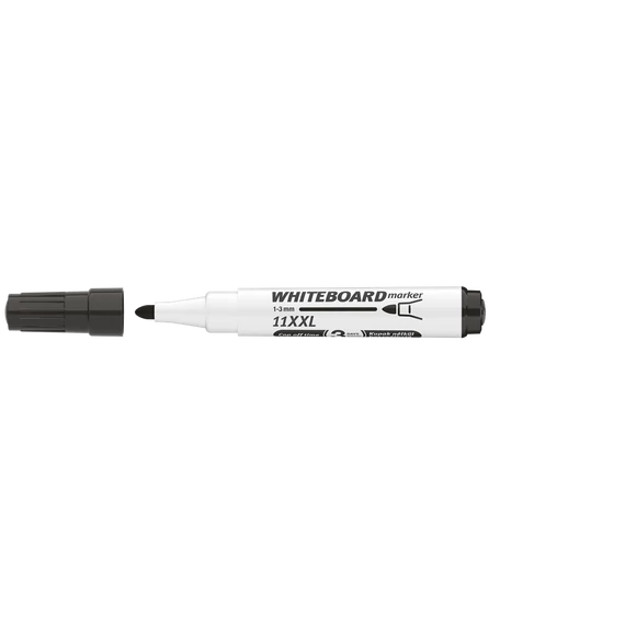 Táblamarker 3mm, kerek Ico 11XXL fekete