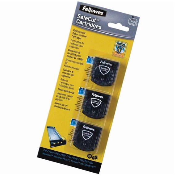 Vágókés görgős vágógépekhez, hullámos vágás, perforálás, hajtott vágás, Fellowes® 3 db/csomag,