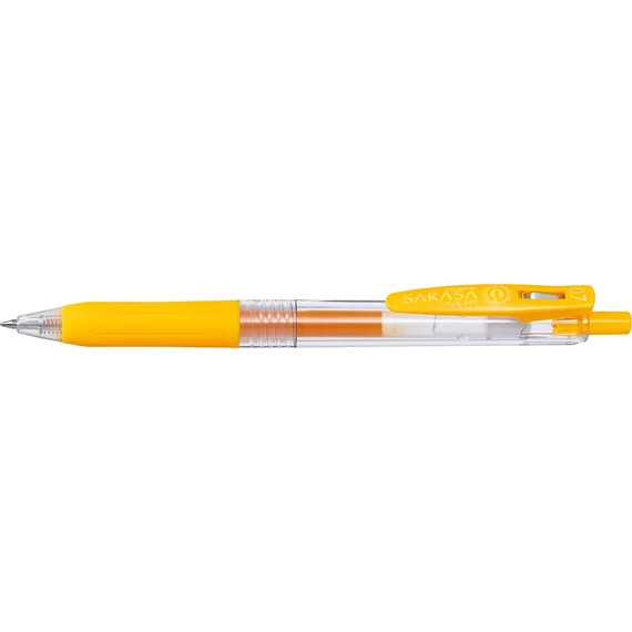 Zseléstoll 0,5 mm Zebra Sarasa Clip, sárga