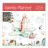 Falinaptár képes 300 x 300 mm, fehér lapokkal Family Planner Dayliner 2026.