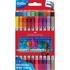 Rostirón, filctoll készlet, kétvégű csillámos Faber-Castell 20 klf. szín