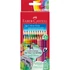 Színes ceruza készlet háromszögletű GRIP Faber-Castell 24klf. szín